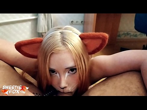 ❤️ Kitsune 제비 형사 과 정액 에 그녀의 입 포르노 우리 ❌️